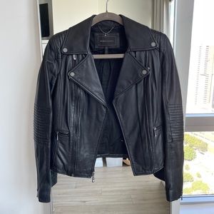 Genuine Black Leather Jacket